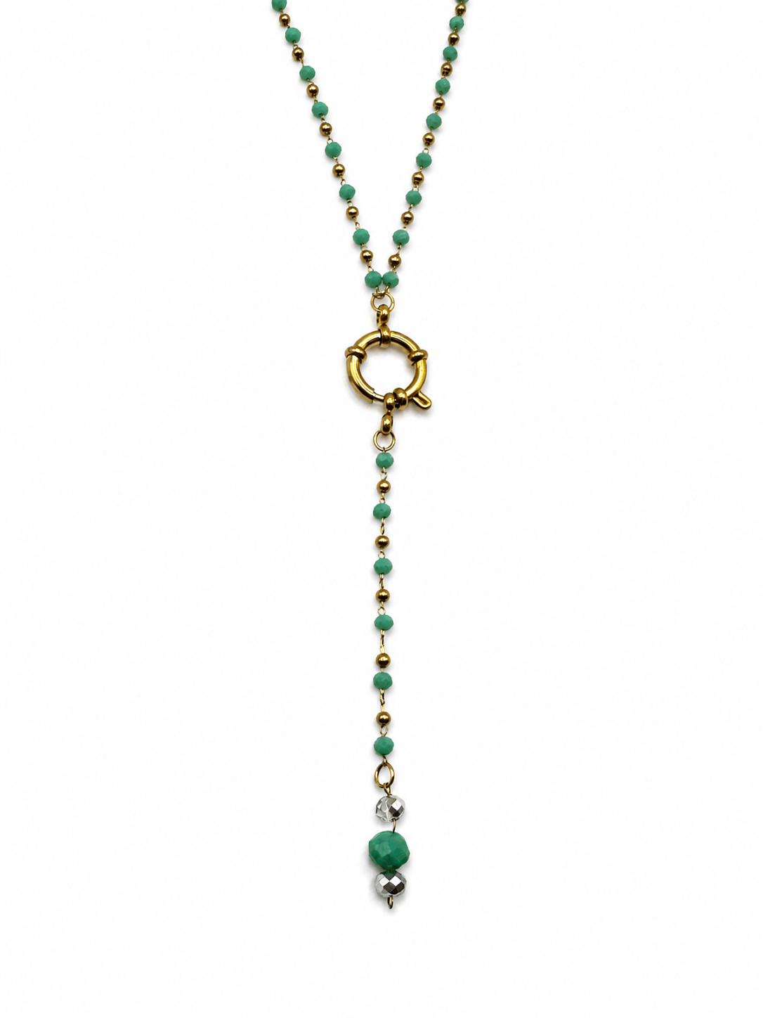 86e3ceb4-3684-4007-af86-ab739df4493a STATEMENT Y MINT NECKLACE - Image 1