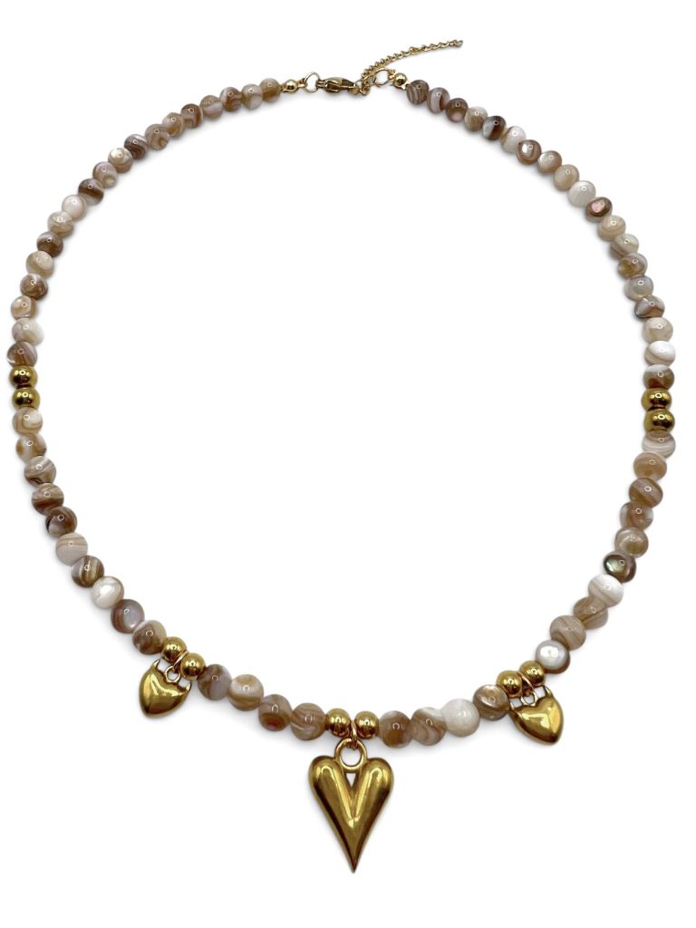 CARAMEL GOLD HEARTS