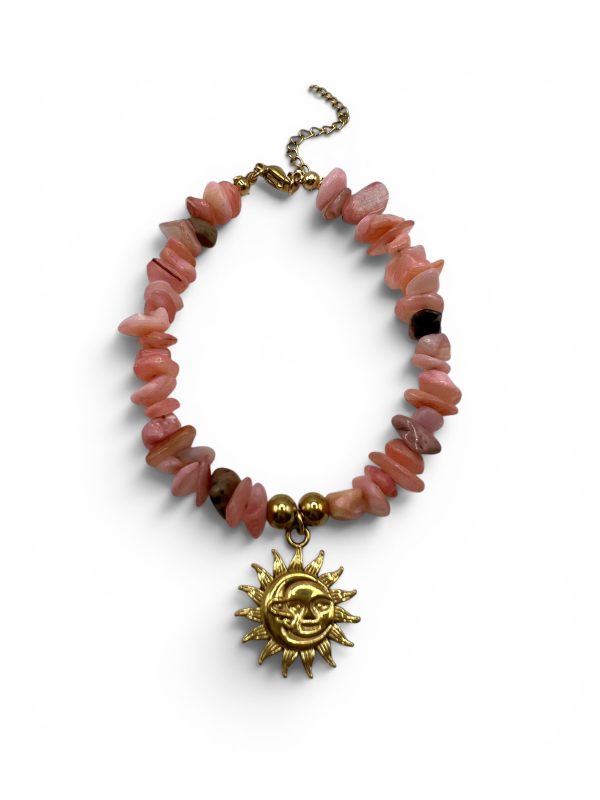 CORAL GOLD ECLIPSE BRACELET