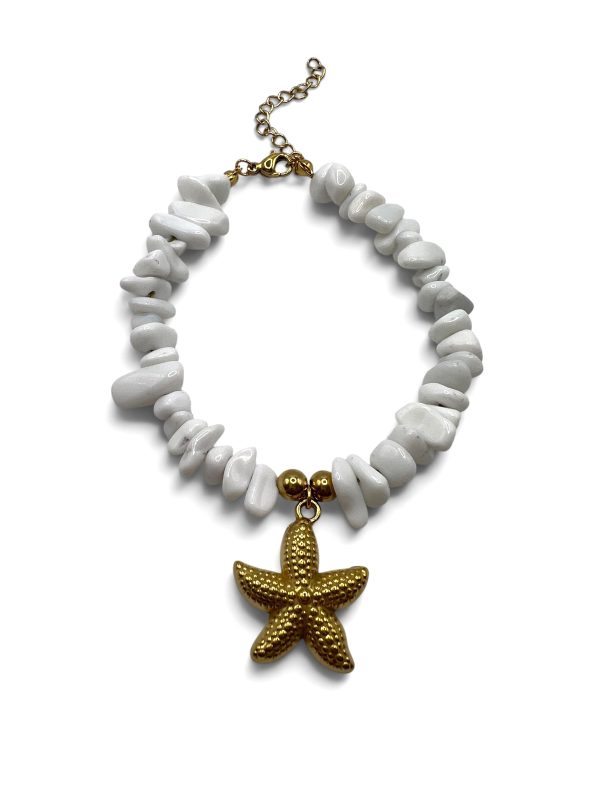 LINEN GOLD STARFISH BRACELET