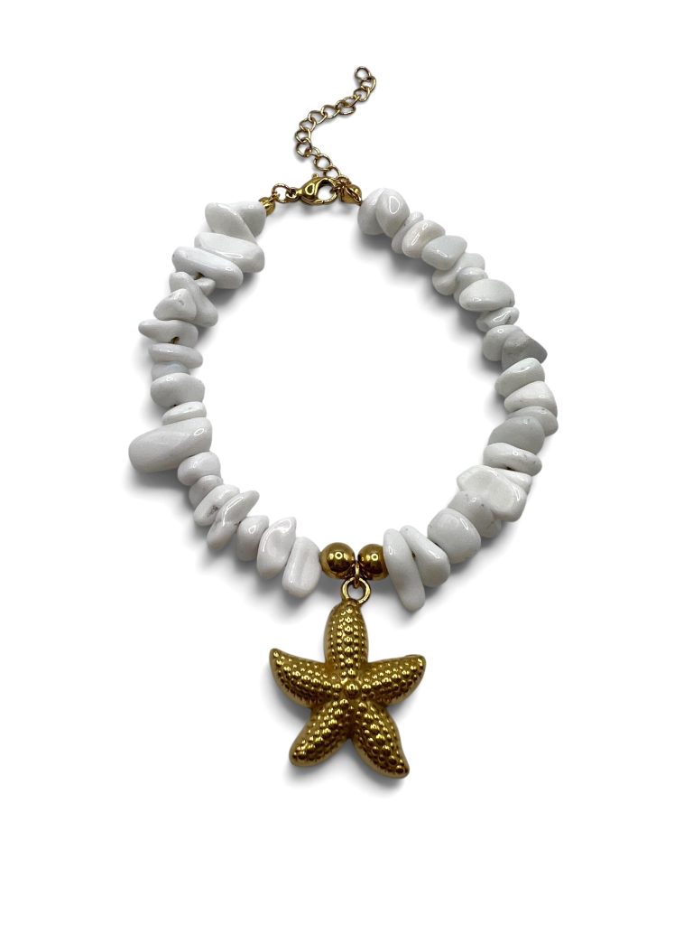 LINEN GOLD STARFISH BRACELET