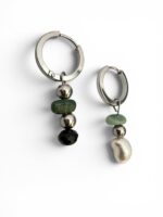 MIRAGE SILVER HOOPS - Image 3