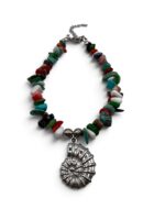 MOSAIC SILVER SHELL BRACELET