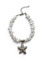 OPAL SILVER STARFISH BRACELET
