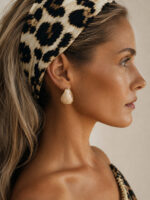 PEACH BLOOM EARRINGS - Image 2