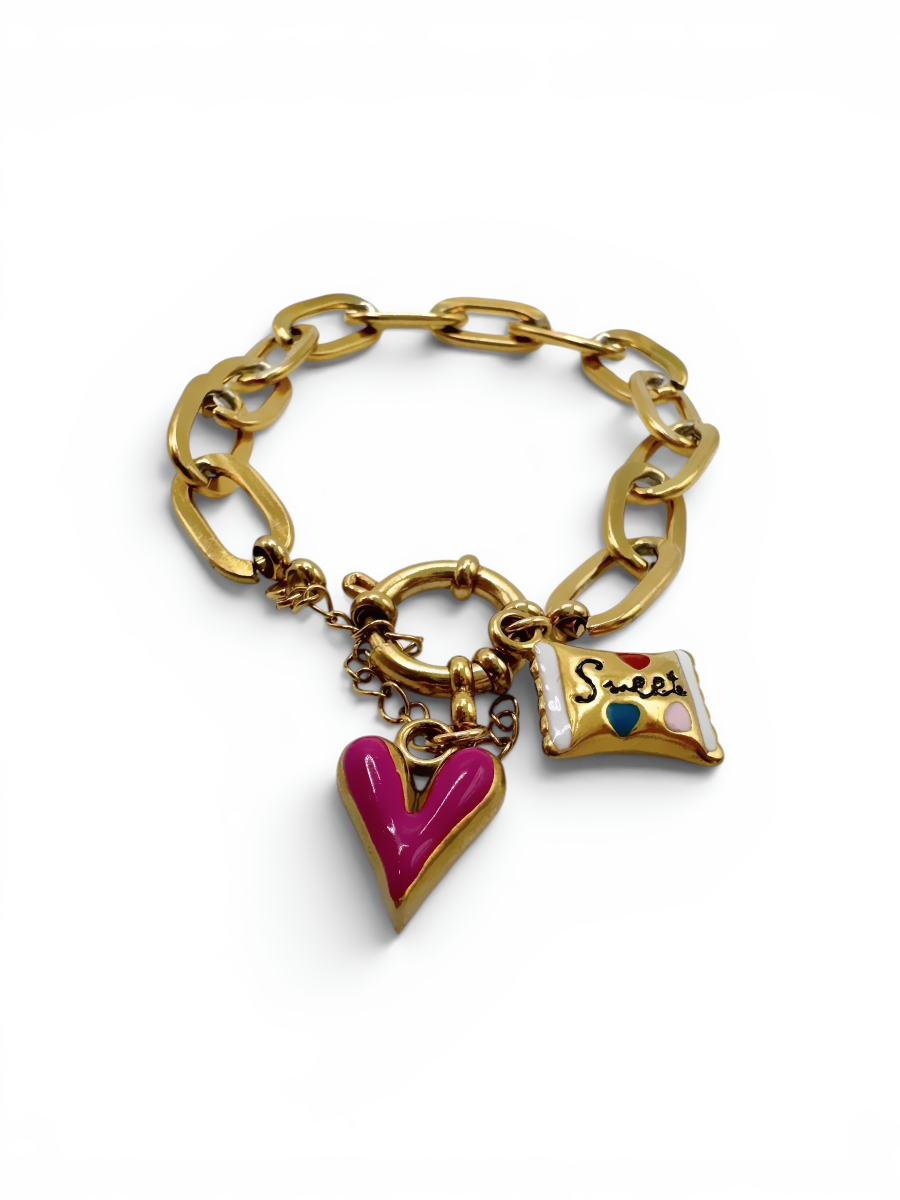 SWEETHEART CHARM BRACELET - PLB-SWCB-30 SWEETHEART BRACELET - Image 1
