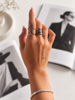 INFINITY SILVER RING