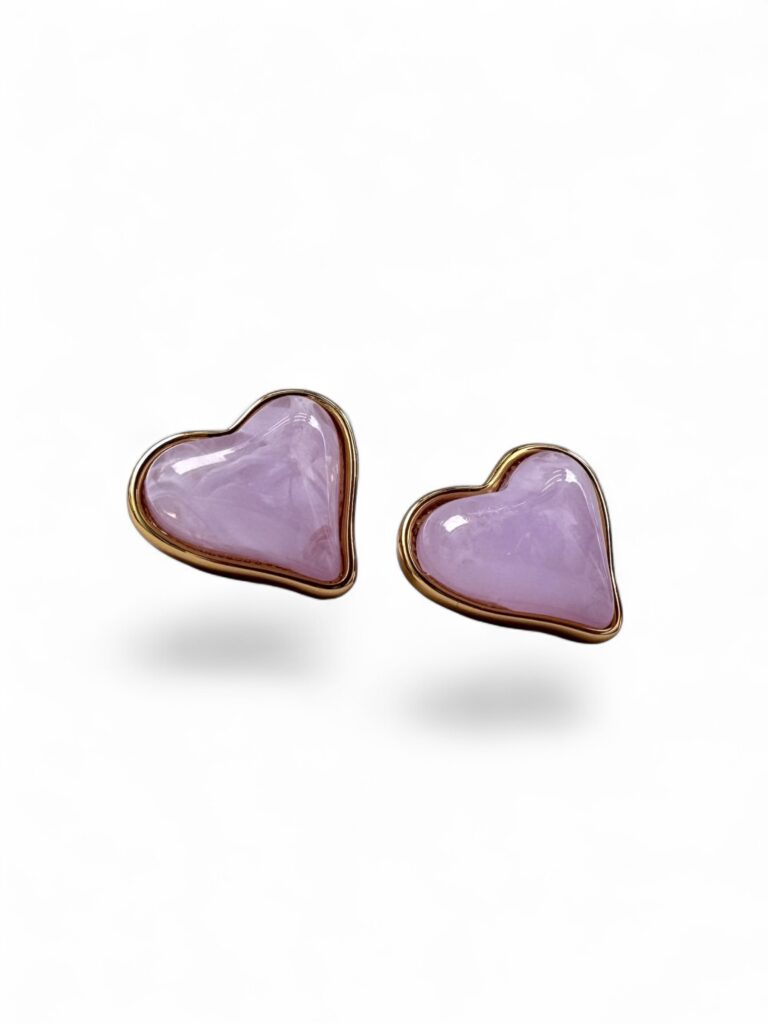 LAVENDER LOVE STUDS