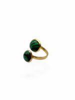 MALACHITE DUO RING
