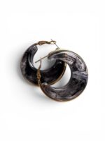 OBSIDIAN MINI HOOPS