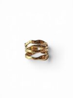 RIPPLE GOLD RING