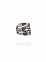 RIPPLE SILVER RING