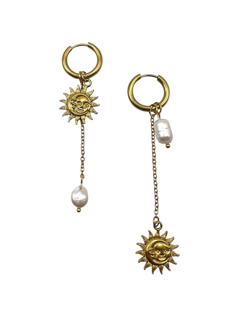 RIVIERA GOLD HOOPS