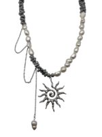 SILVER SOLEIL NECKLACE - Image 2