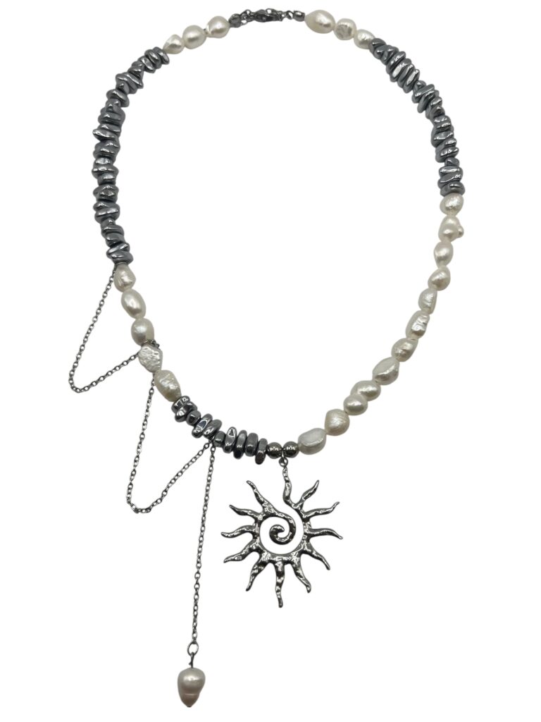SILVER SOLEIL NECKLACE