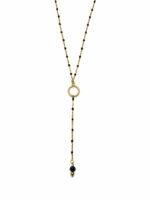 STATEMENT Y BLACK NECKLACE